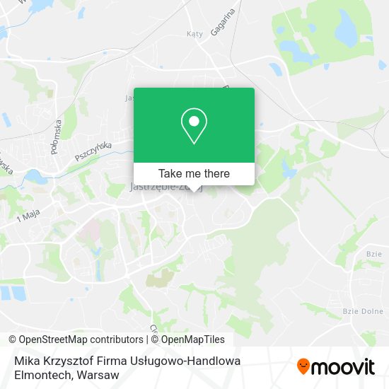 Mika Krzysztof Firma Usługowo-Handlowa Elmontech map