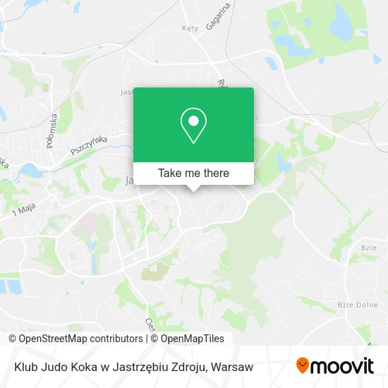 Klub Judo Koka w Jastrzębiu Zdroju map