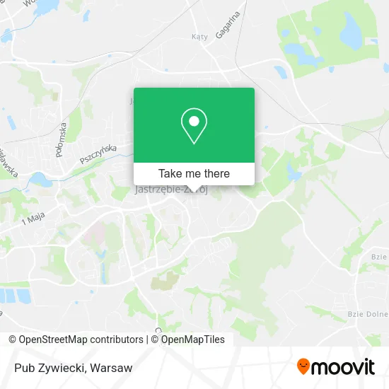 Карта Pub Zywiecki