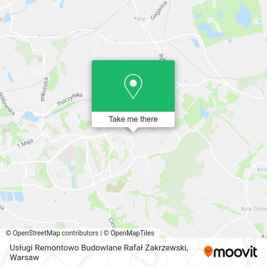 Usługi Remontowo Budowlane Rafał Zakrzewski map