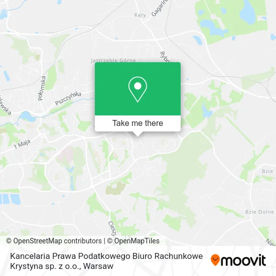 Карта Kancelaria Prawa Podatkowego Biuro Rachunkowe Krystyna sp. z o.o.