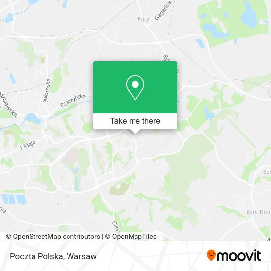 Карта Poczta Polska