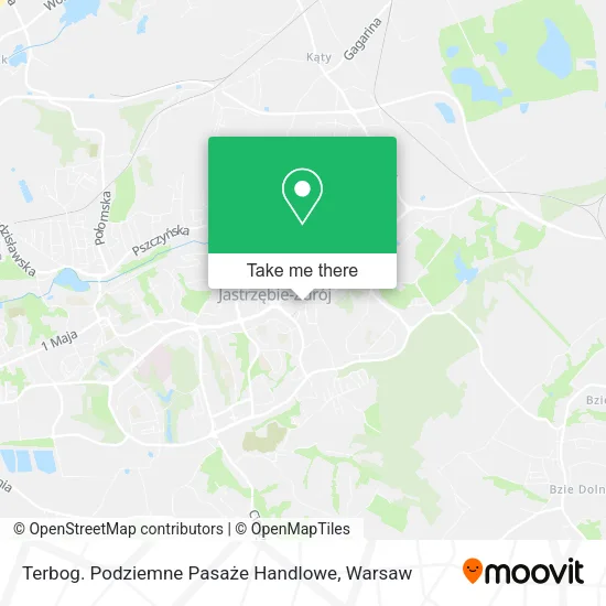 Карта Terbog. Podziemne Pasaże Handlowe