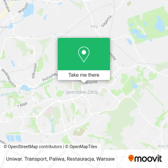 Карта Uniwar. Transport, Paliwa, Restauracja