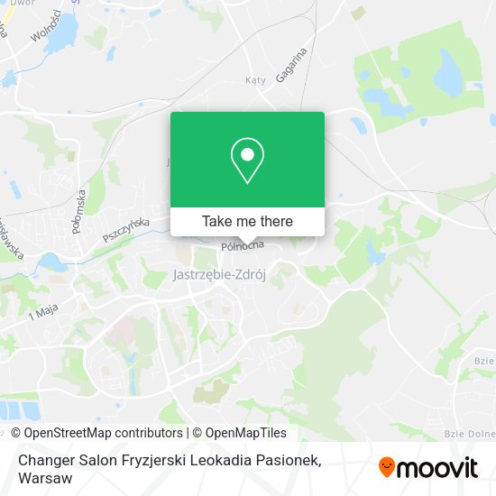 Changer Salon Fryzjerski Leokadia Pasionek map