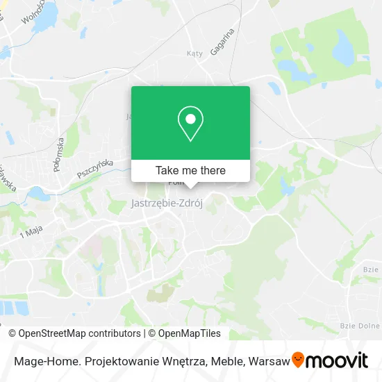 Карта Mage-Home. Projektowanie Wnętrza, Meble