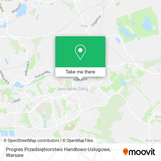 Progres Przedsiębiorstwo Handlowo-Usługowe map