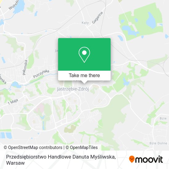 Przedsiębiorstwo Handlowe Danuta Myśliwska map