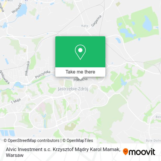 Alvic Investment s.c. Krzysztof Mądry Karol Mamak map