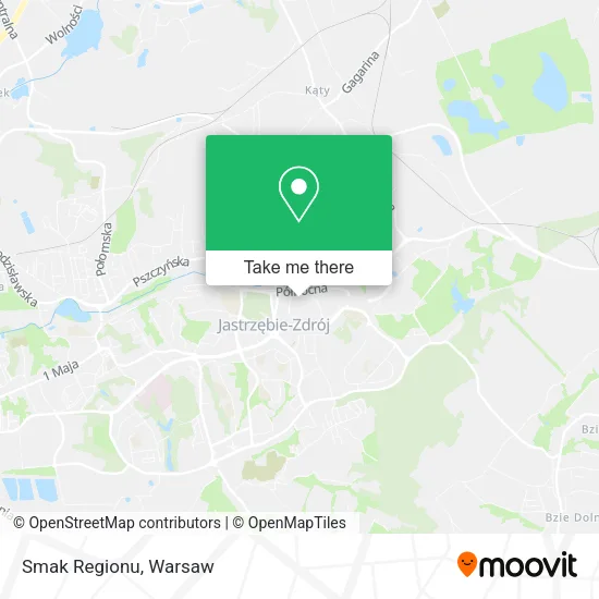 Карта Smak Regionu