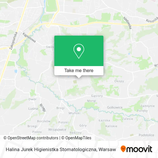 Halina Jurek Higienistka Stomatologiczna map