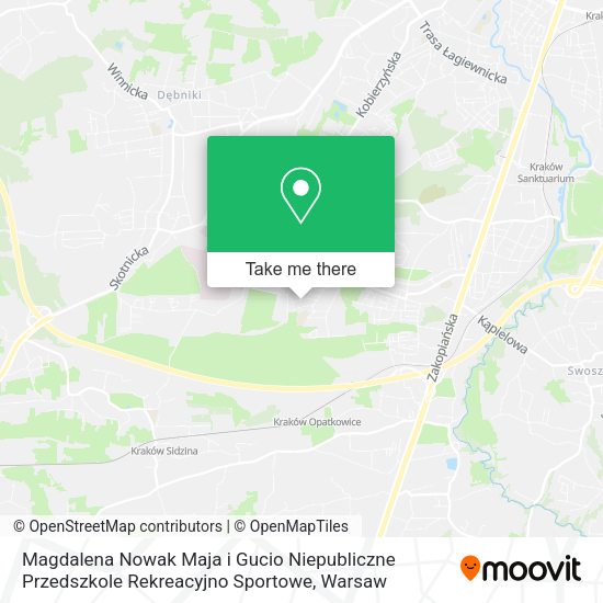 Magdalena Nowak Maja i Gucio Niepubliczne Przedszkole Rekreacyjno Sportowe map