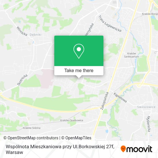 Wspólnota Mieszkaniowa przy Ul.Borkowskiej 27f map