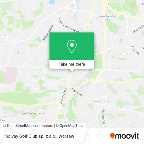 Карта Solvay Golf Club sp. z o.o.