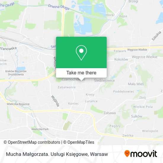 Карта Mucha Małgorzata. Usługi Księgowe