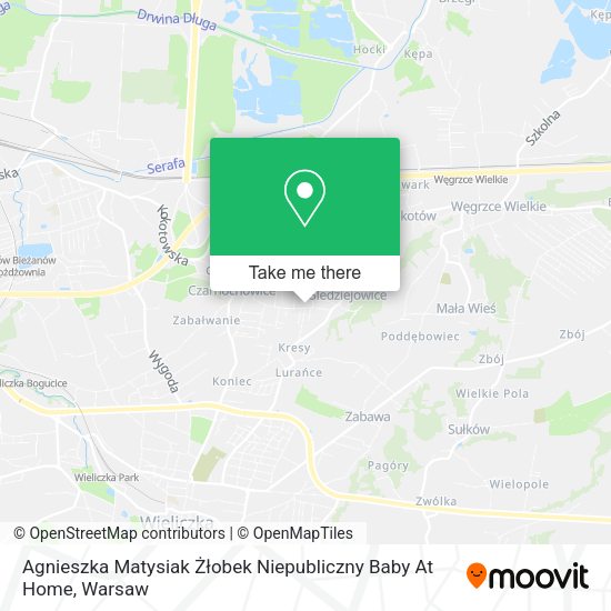 Agnieszka Matysiak Żłobek Niepubliczny Baby At Home map