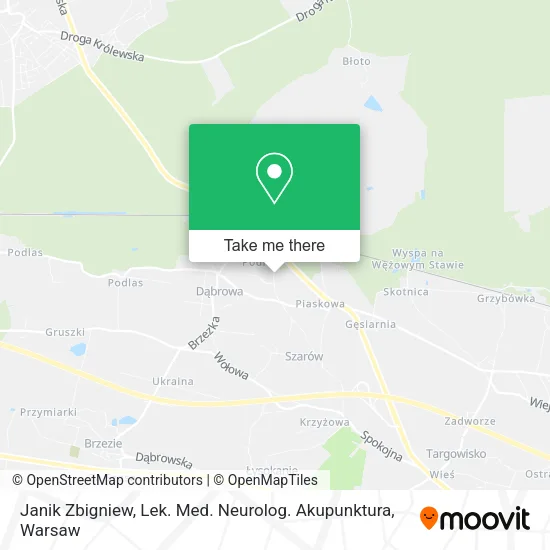 Карта Janik Zbigniew, Lek. Med. Neurolog. Akupunktura