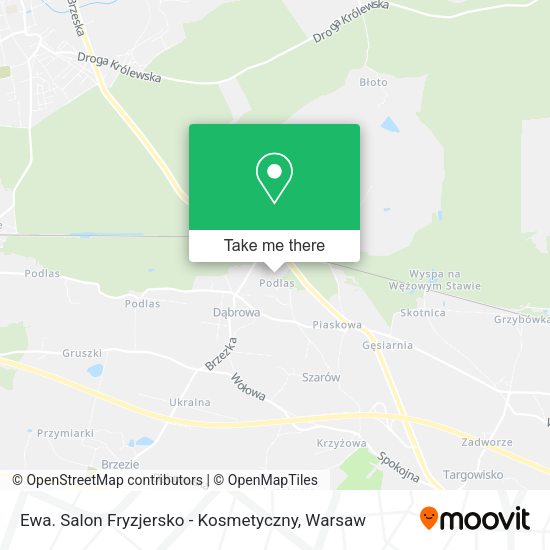 Ewa. Salon Fryzjersko - Kosmetyczny map