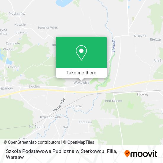 Szkoła Podstawowa Publiczna w Sterkowcu. Filia map