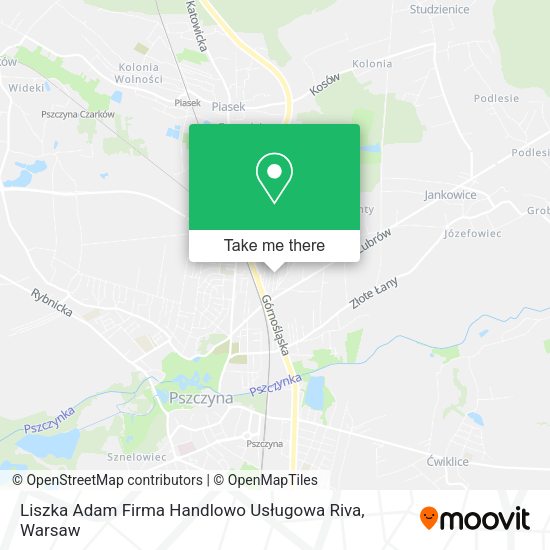 Liszka Adam Firma Handlowo Usługowa Riva map