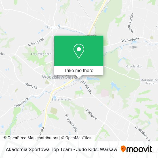 Akademia Sportowa Top Team - Judo Kids map