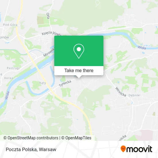Карта Poczta Polska