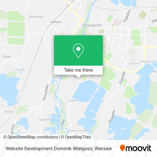 Website Development Dominik Wielgosz map