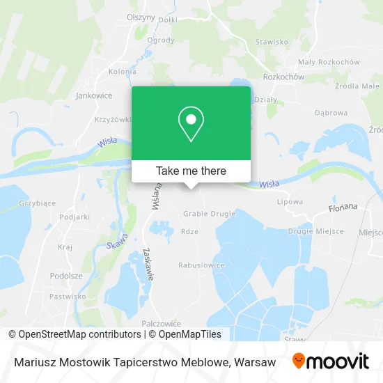 Карта Mariusz Mostowik Tapicerstwo Meblowe