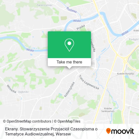 Ekrany. Stowarzyszenie Przyjaciół Czasopisma o Tematyce Audiowizualnej map