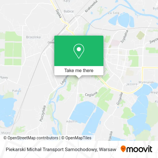 Карта Piekarski Michał Transport Samochodowy