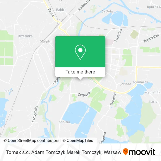 Карта Tomax s.c. Adam Tomczyk Marek Tomczyk