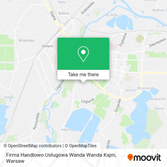 Firma Handlowo Usługowa Wanda Wanda Kajm map