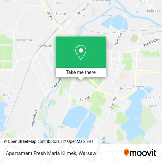 Карта Apartament Fresh Maria Klimek