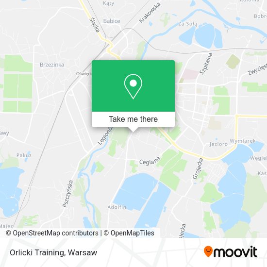 Orlicki Training map