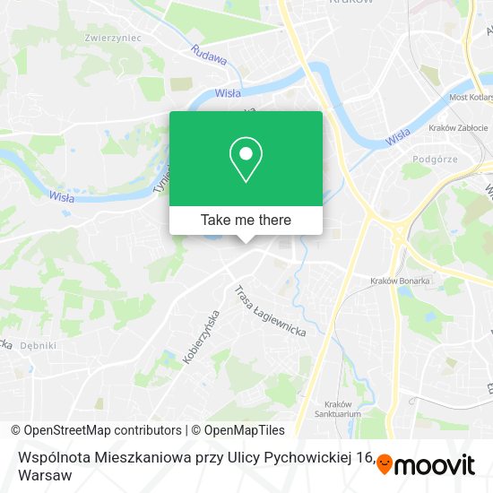 Wspólnota Mieszkaniowa przy Ulicy Pychowickiej 16 map