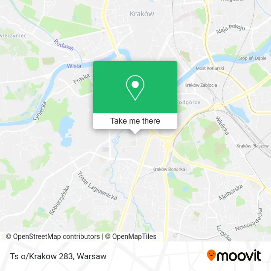Карта Ts o/Krakow 283
