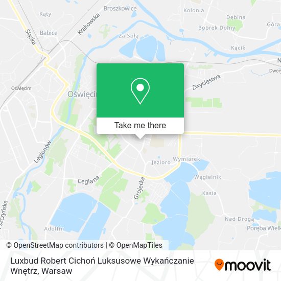 Luxbud Robert Cichoń Luksusowe Wykańczanie Wnętrz map