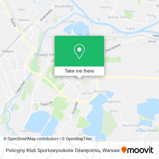 Policyjny Klub Sportowysokolw Oświęcimiu map