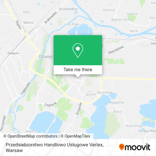 Карта Przedsiebiorstwo Handlowo Uslugowe Verlex