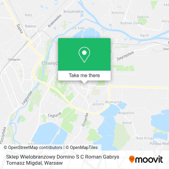 Sklep Wielobranzowy Domino S C Roman Gabrys Tomasz Migdal map