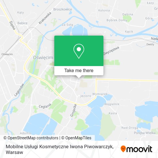 Mobilne Usługi Kosmetyczne Iwona Piwowarczyk map