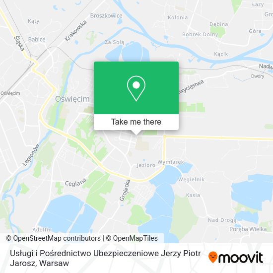 Usługi i Pośrednictwo Ubezpieczeniowe Jerzy Piotr Jarosz map