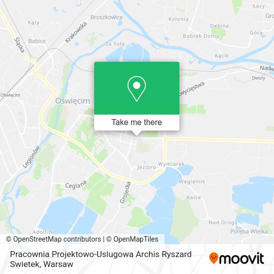 Pracownia Projektowo-Uslugowa Archis Ryszard Swietek map