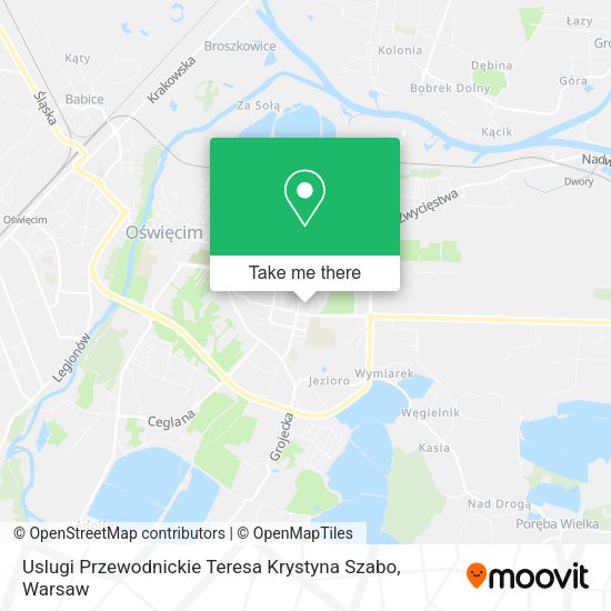 Uslugi Przewodnickie Teresa Krystyna Szabo map