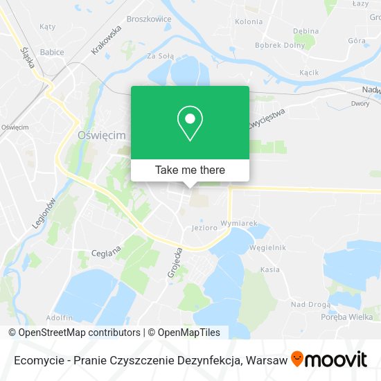 Ecomycie - Pranie Czyszczenie Dezynfekcja map