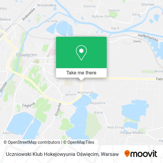 Uczniowski Klub Hokejowyunia Oświęcim map