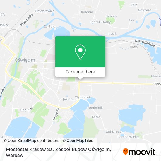 Mostostal Kraków Sa. Zespół Budów Oświęcim map