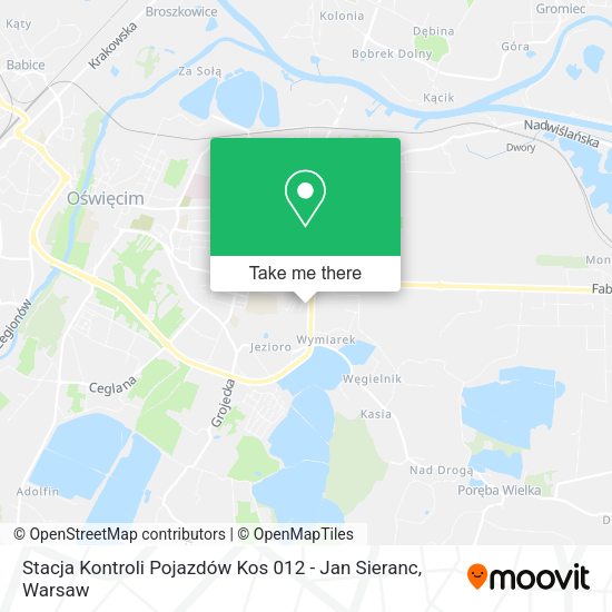 Stacja Kontroli Pojazdów Kos 012 - Jan Sieranc map