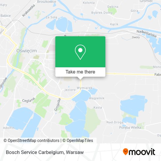 Bosch Service Carbelgium map