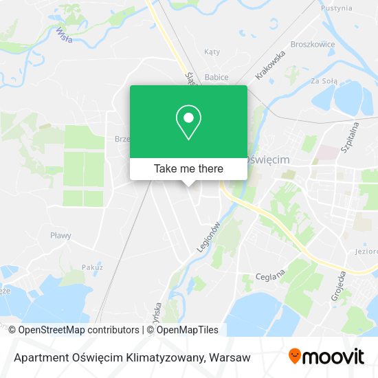 Apartment Oświęcim Klimatyzowany map